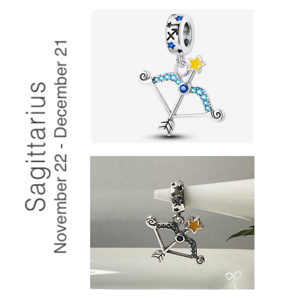 S925 Sterling Silver “Sagittarius” Charm